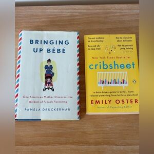 New Parent Book Bundle: Bringing Up Bébé + Cribsheet
